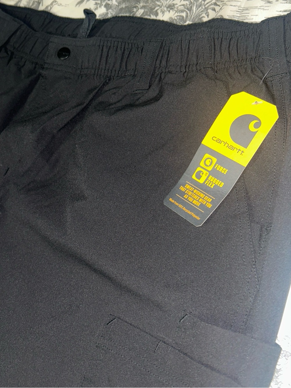 Carhartt Men’s Black Elastic Waist Utility pants